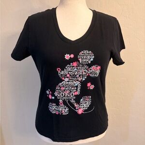 Disney Black and Pink Mickey Tee